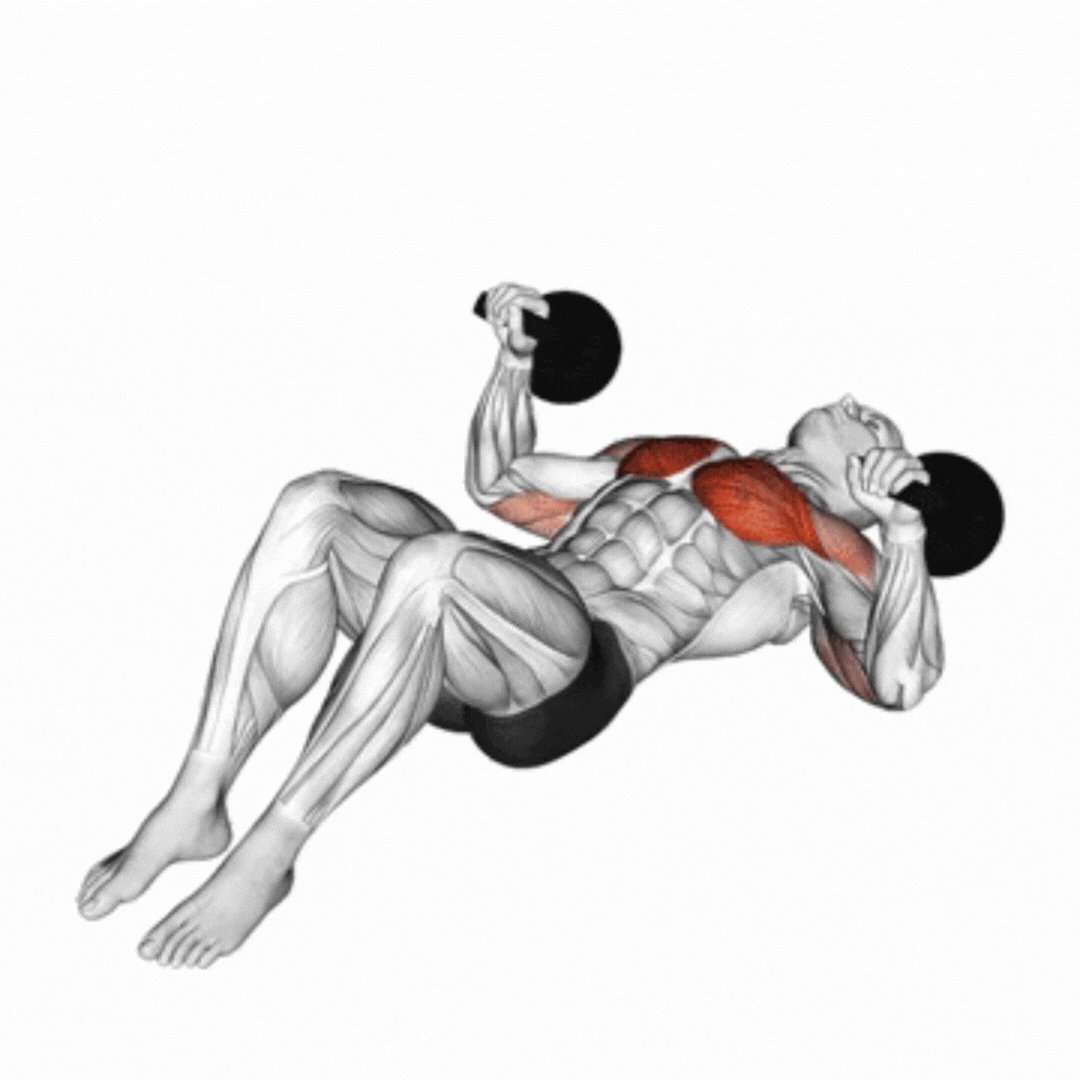 Supino Reto (Kettlebell)