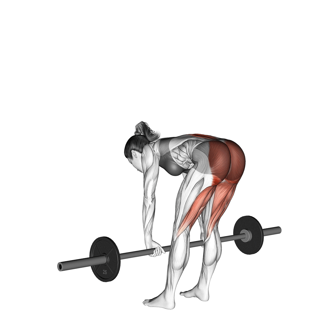 Deadlift com Pernas Esticadas